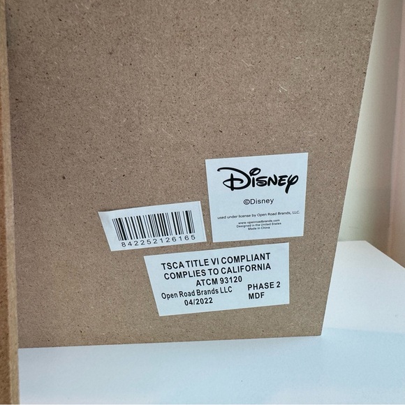 Disney 5” x 7” Photo Holder Board White Mickey Mouse Laugh Imagine Dream - Picture 5 of 8